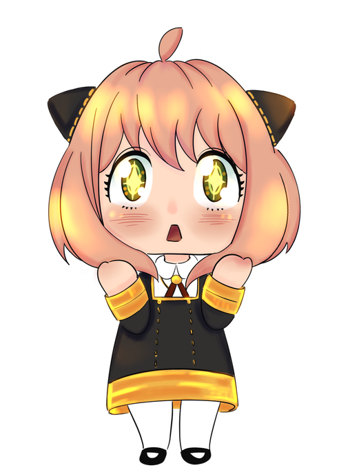 Anya full colored - chibi